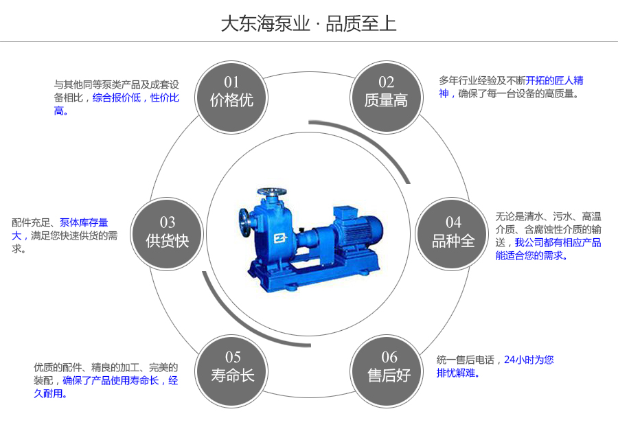 大東海泵業(yè)清水自吸泵質(zhì)量保證圖