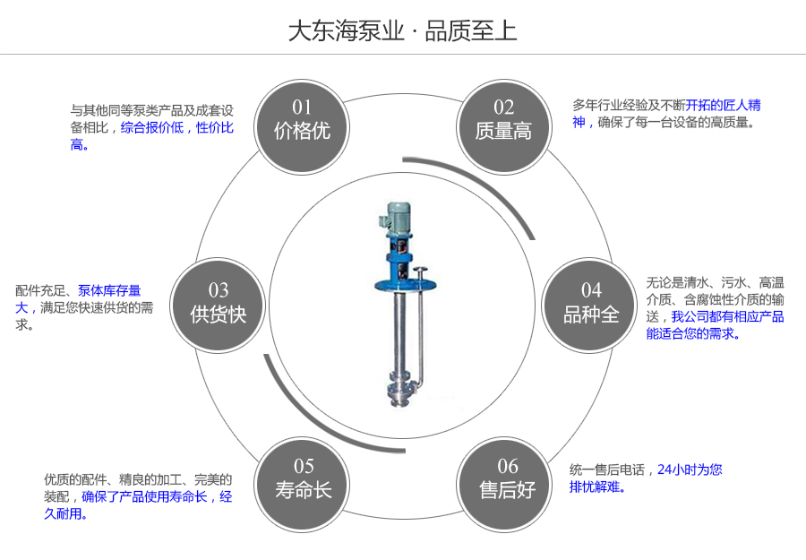 大東海泵業YWP型不銹鋼液下泵質量保證圖